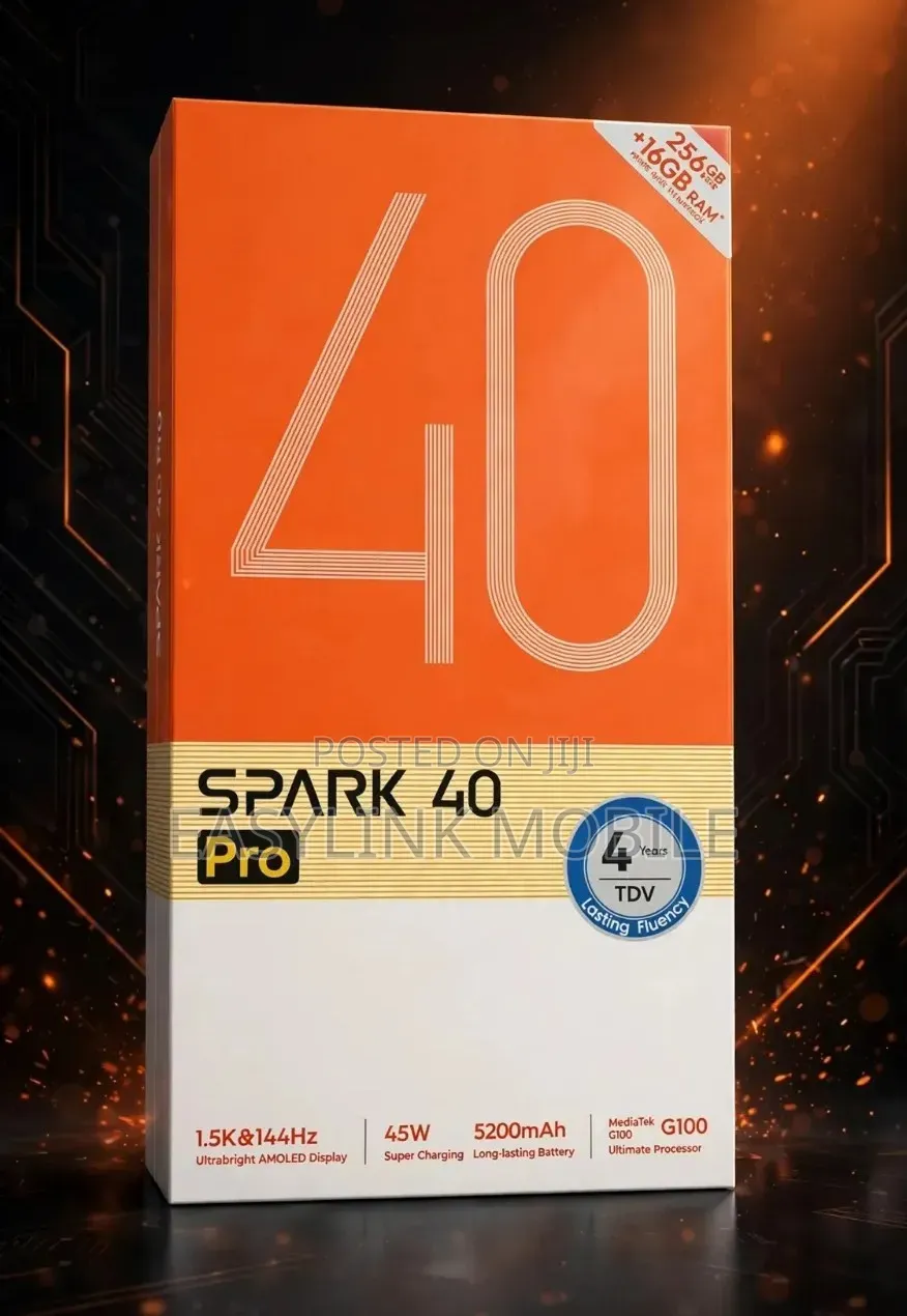 New Tecno Spark 40 Pro 256 GB Blue