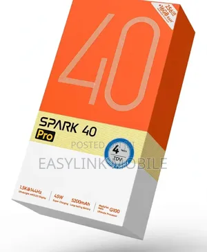 New Tecno Spark 40 Pro 256 GB Blue