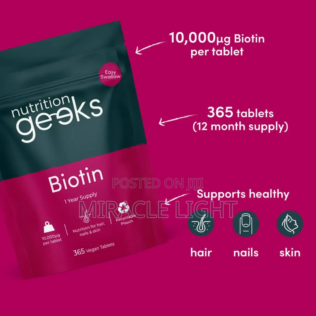 Nutrition Geeks Biotin Growth