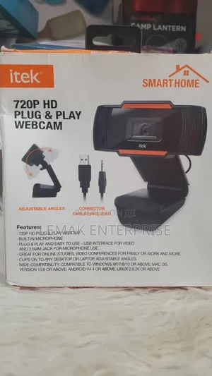 Itek Smart Home 720P HD Plug & Play Webcam.