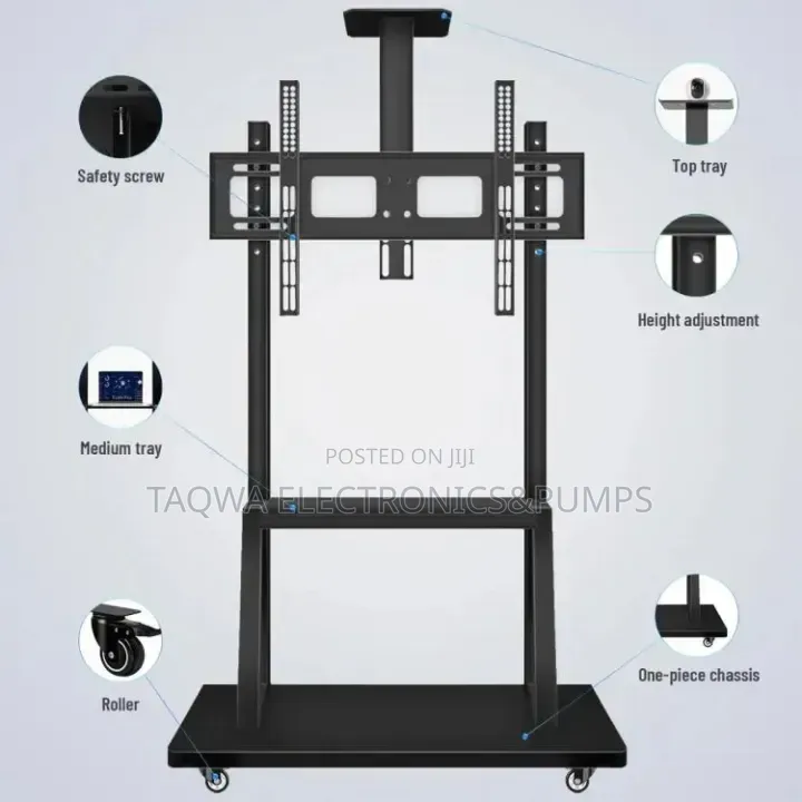Premium Universal Mobile TV Stand 32-75 Inches