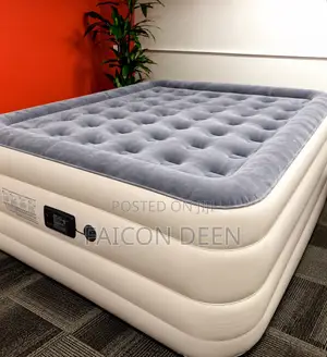 Discover Next Level Relaxation;Inbuilt Pump Automatic Double Air Bed