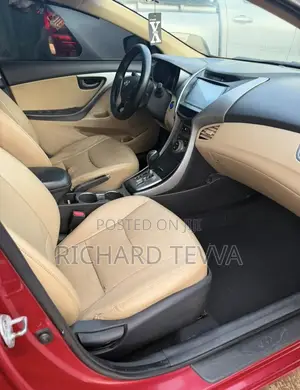 Hyundai Elantra Limited Sedan FWD (1.8L 4cyl 6A) 2013 Red