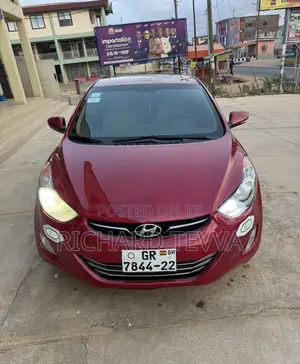 Hyundai Elantra Limited Sedan FWD (1.8L 4cyl 6A) 2013 Red