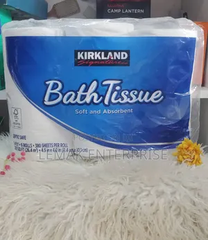 Kirkland Signature Bath Tissue Toilet Paper.