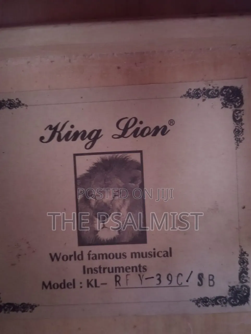 King Lion Kl-Rfy-39c Acoustic Guiar
