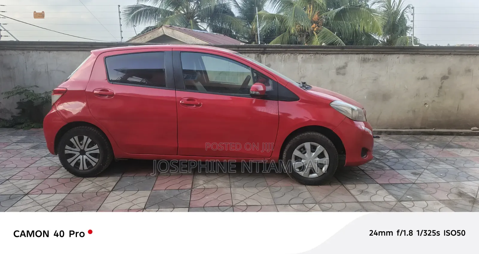 Toyota Vitz 2013 Red