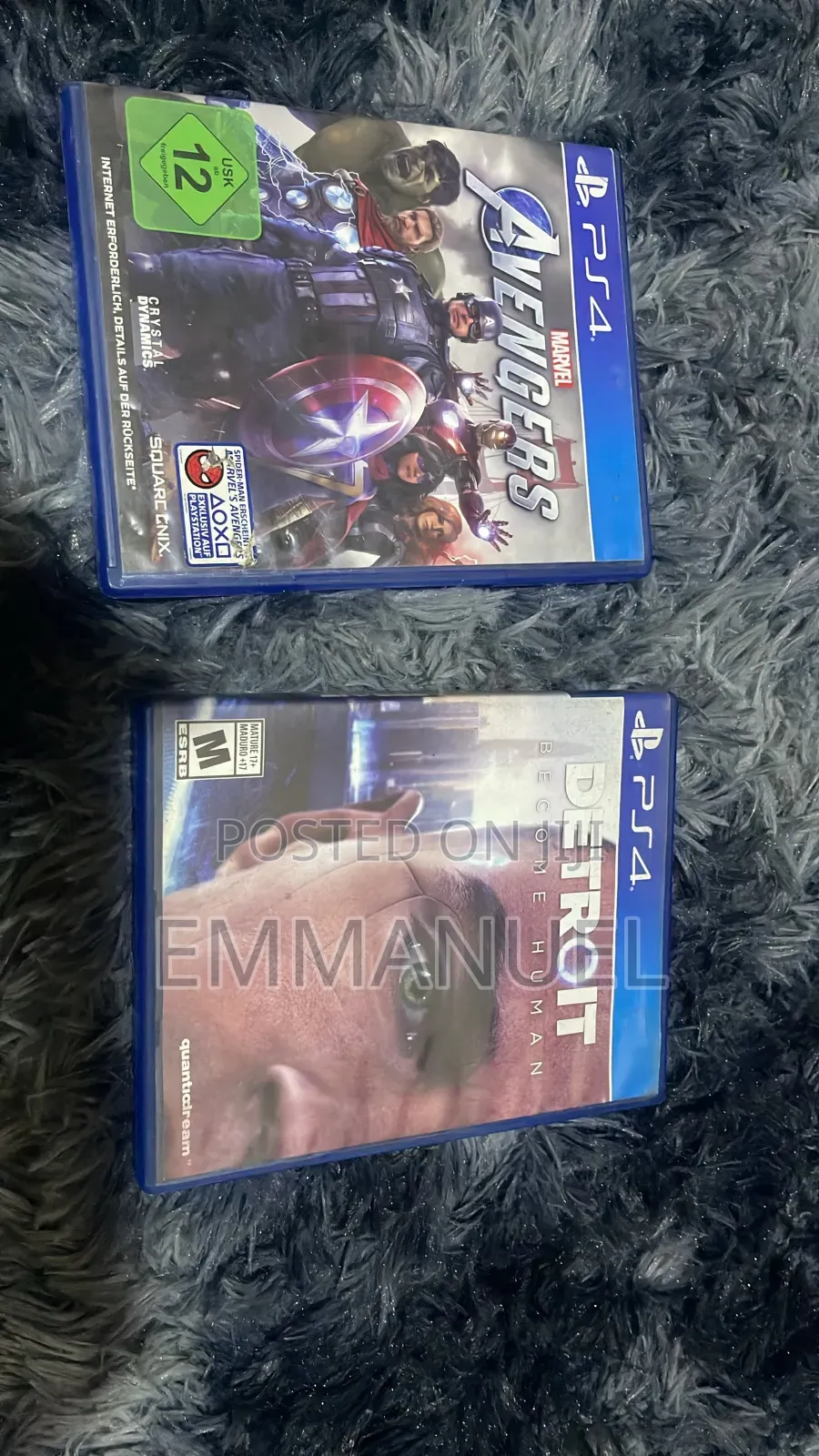 Caption Avengers and Detroit Become Human 100 Each