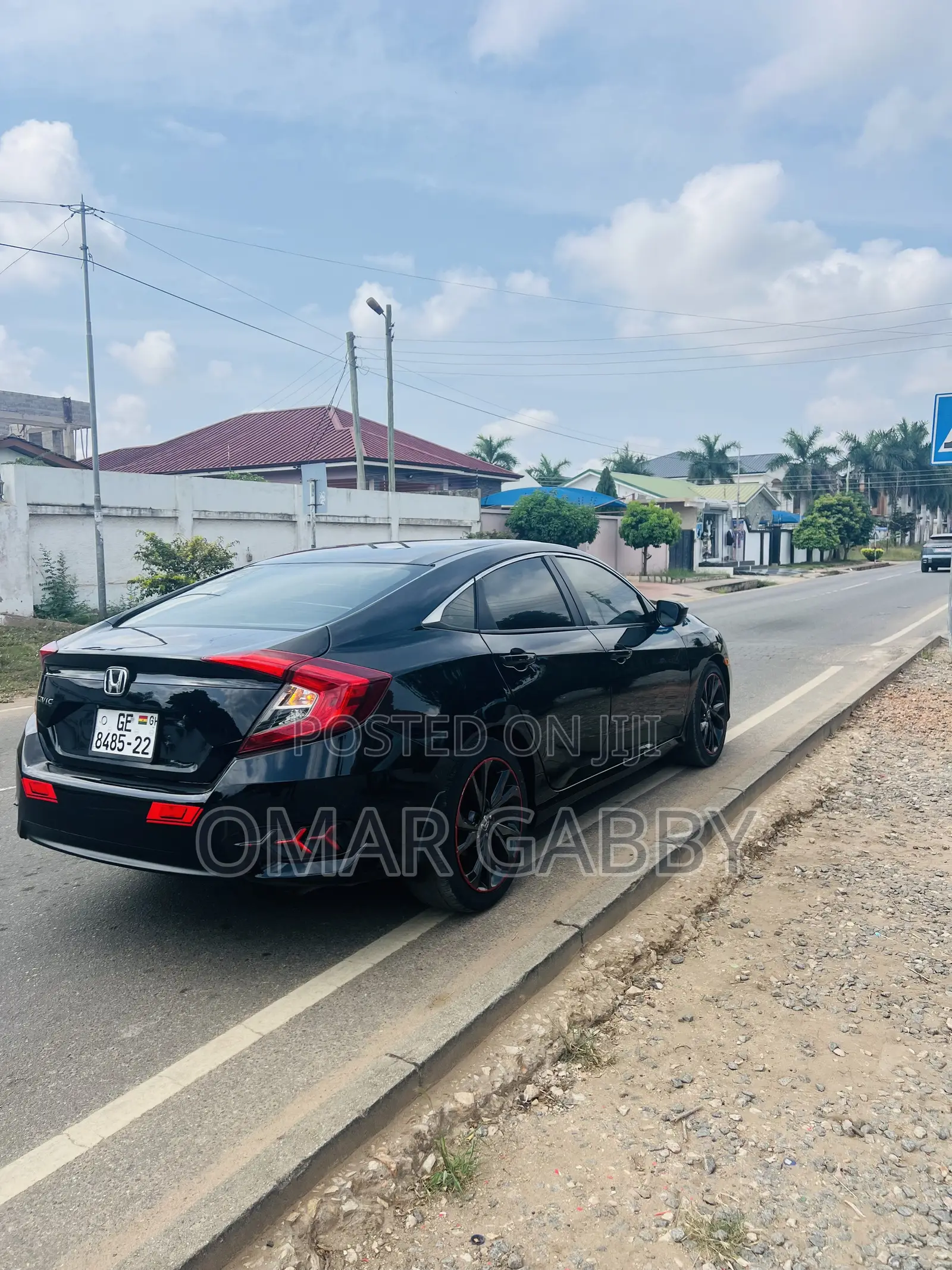Honda Civic LX 4dr Sedan (2.0L 4cyl) 2017 Black