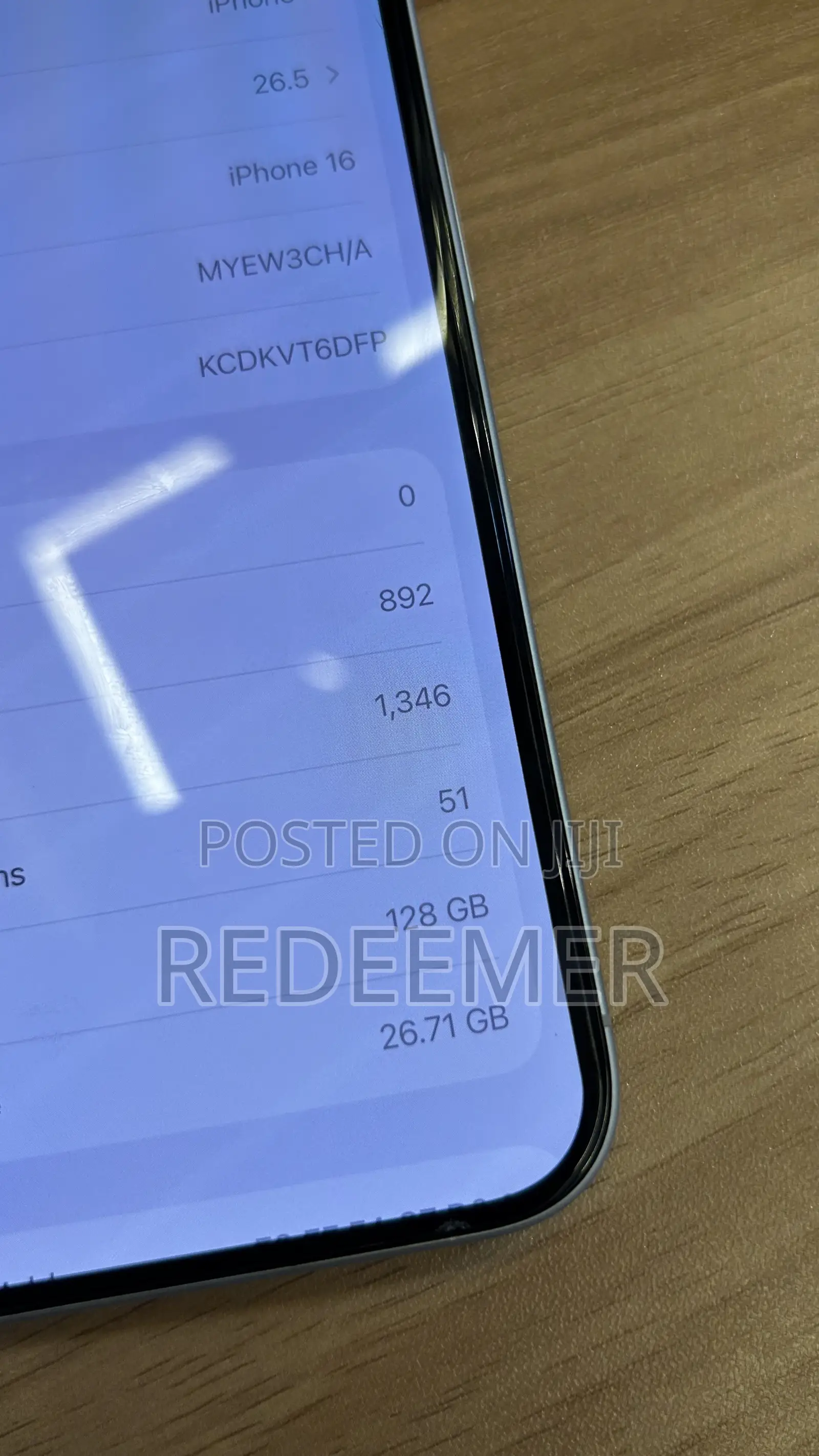 Apple iPhone 16 128 GB White