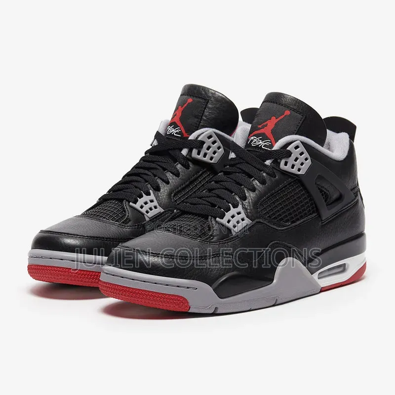Jordan Retro 4 Bred Leather