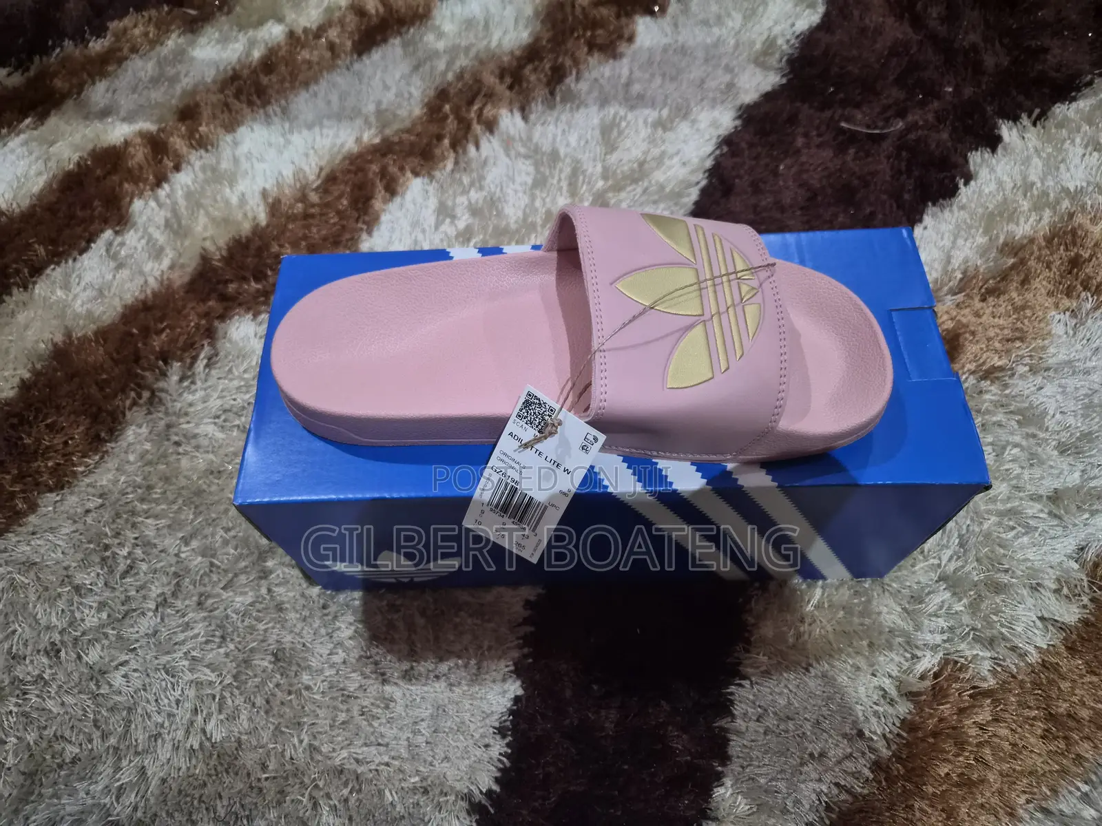 Original Adidas Slides and Shoes