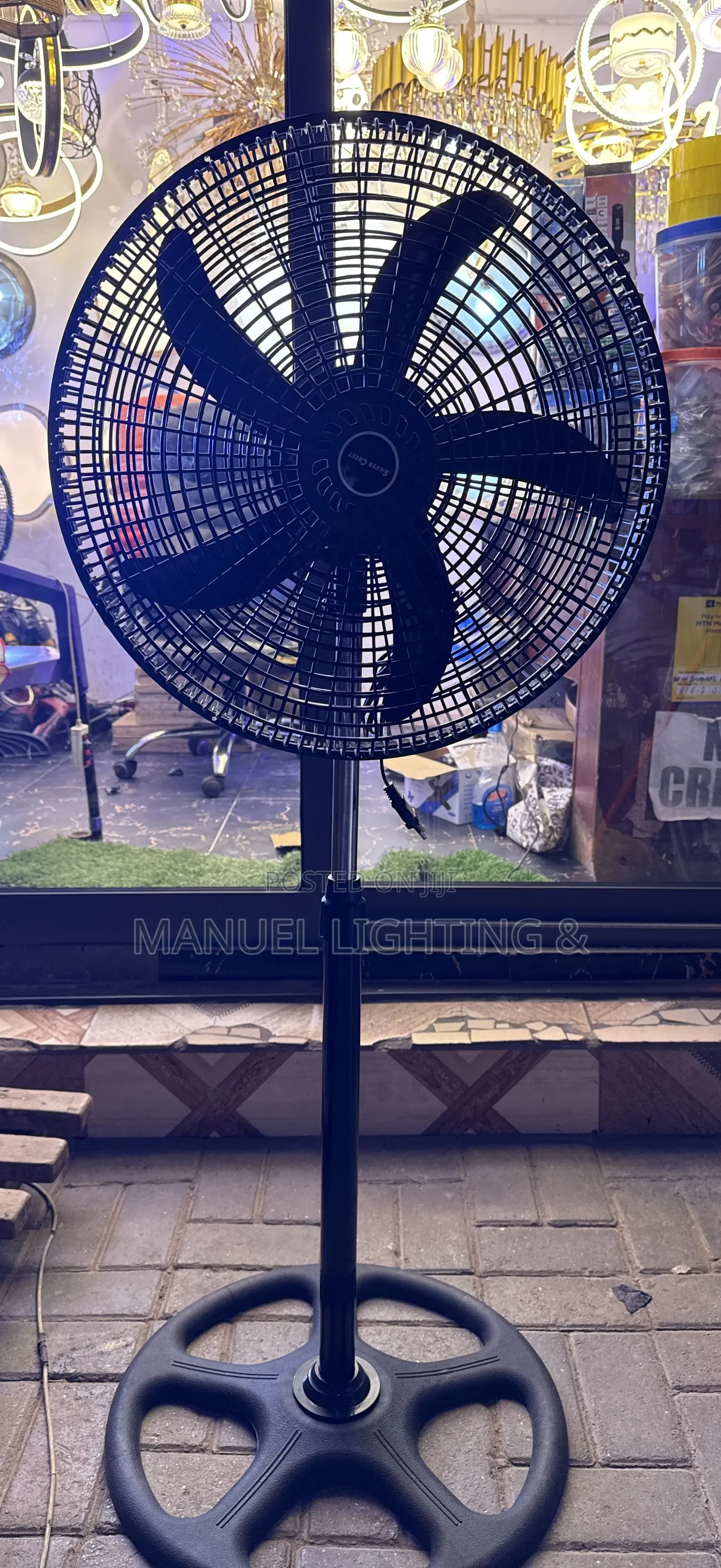 Original Standing Fan Black