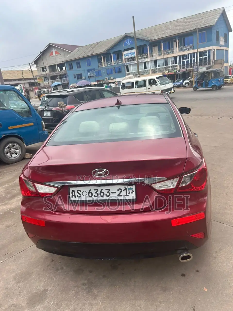 Hyundai Sonata 2012 Red