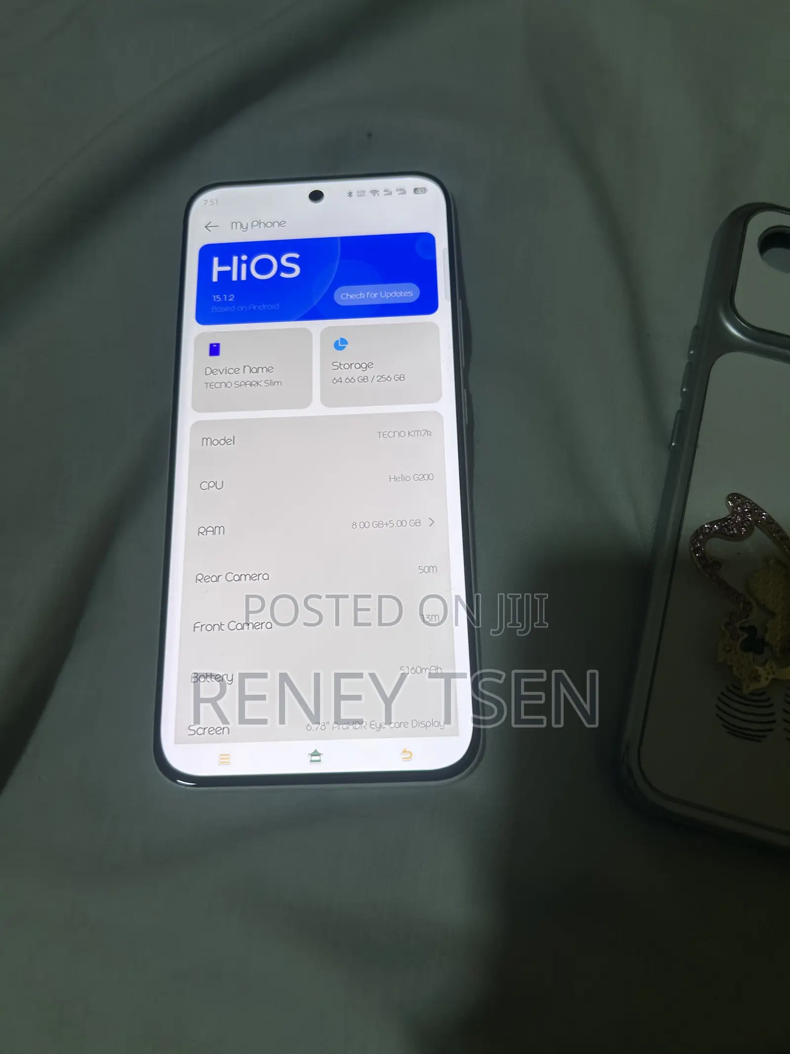 Tecno Spark Slim 256 GB White