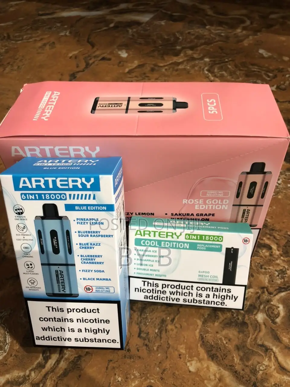 6 in 1 Chargeable Vapes With Replacement Pods