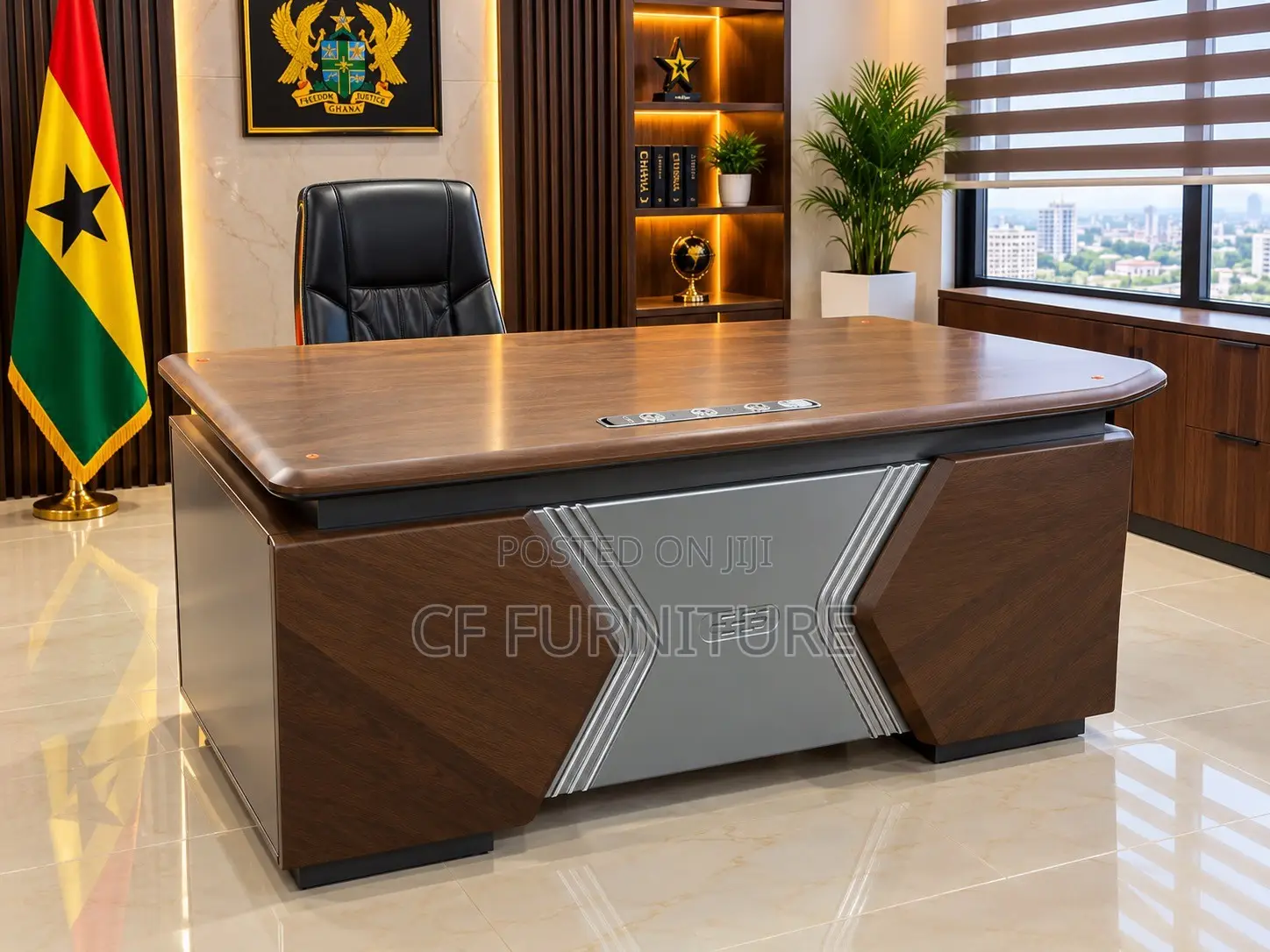 1.6m Modern L- Shaped Office Desk