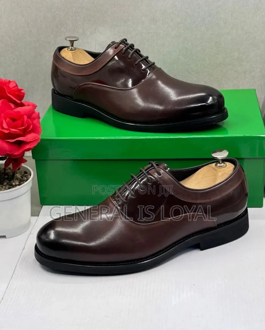 Clarks Brown Glossy Formal Lace-Up Dressing and Business Shoe