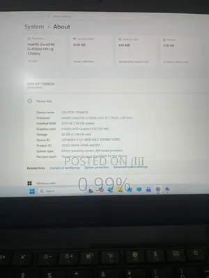 Laptop Lenovo ThinkPad X280 8GB Intel Core i5 SSD 256GB