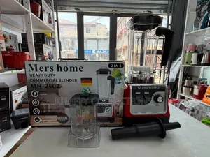 Mers Home Heavy Duty Commercial Blender MH-2502 - 3500W Red