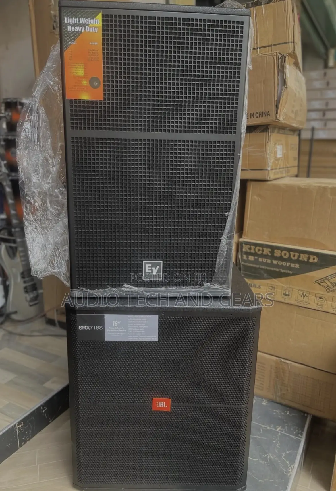 EV Half Range With JBL Single Bass (Pair)