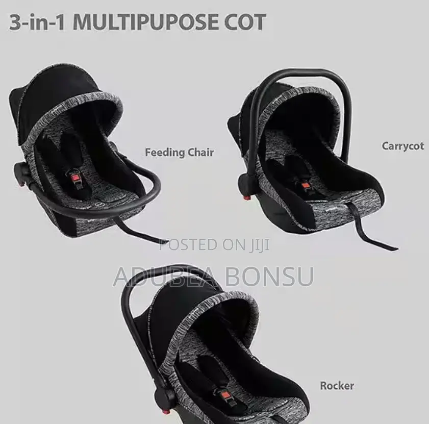 3 in 1 Baby Seat / Cradle/ Rocker / Carry Cot