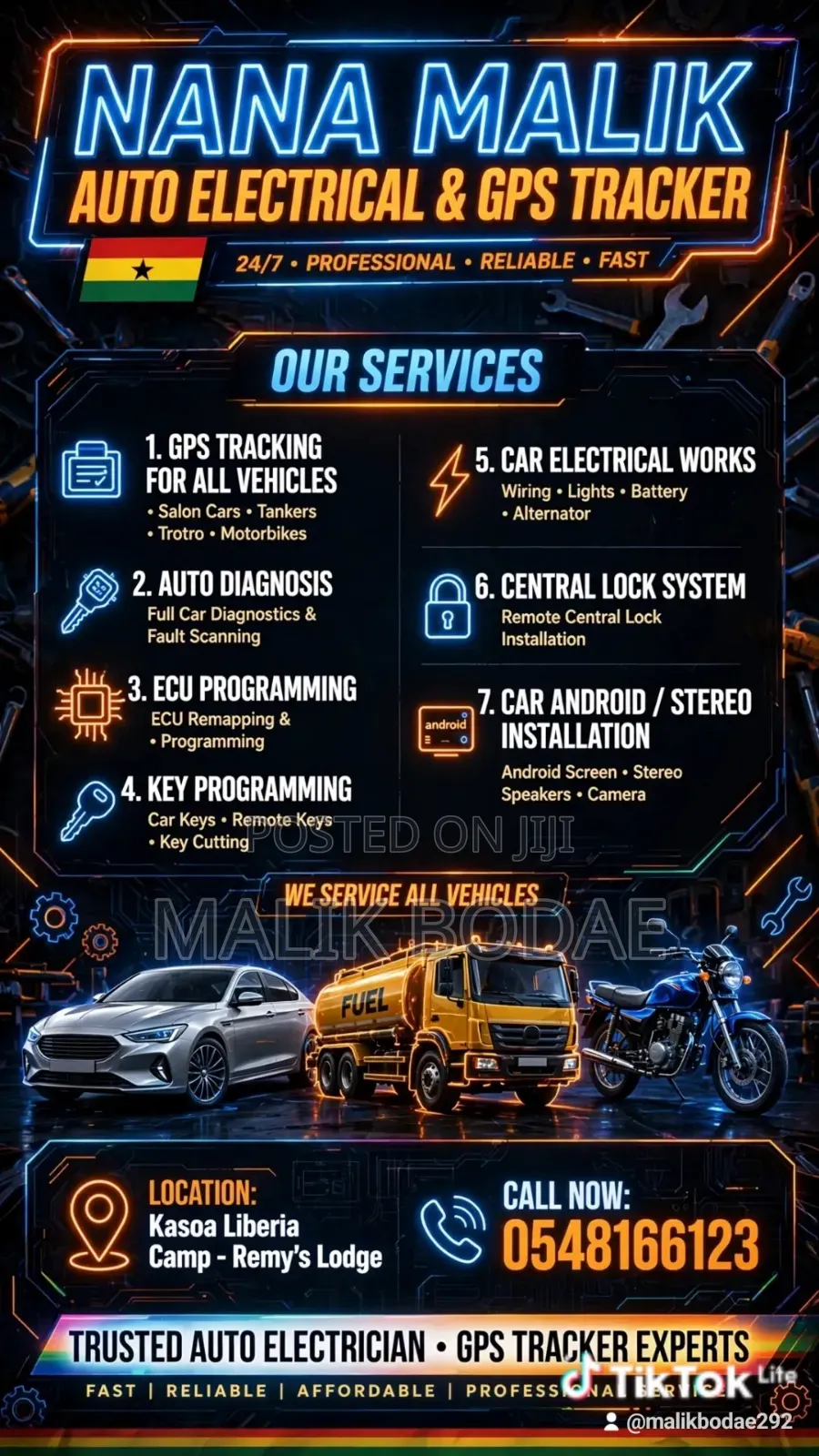 NANA MALIK Auto Electrician - All Car Electrical