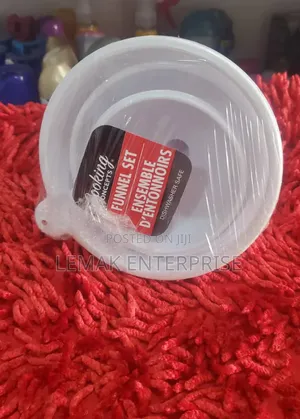 Cooking Concepts 3-Piece Plastic Funnel Set