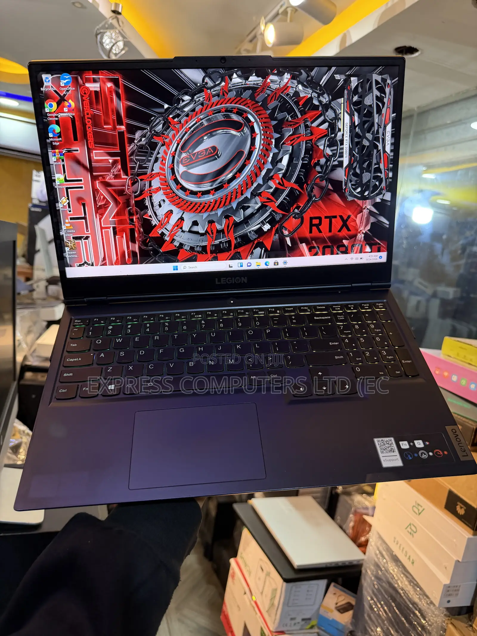 Laptop Lenovo Legion 5 24GB AMD Ryzen 7 SSD 750GB