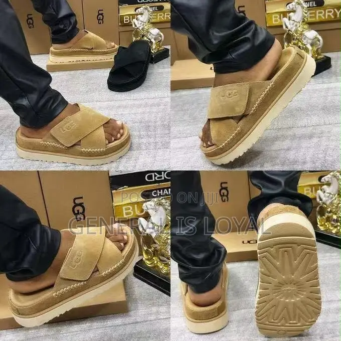 UGG High Sole Cross Belt Mix Colors Men Palms /Slides/ Slippers