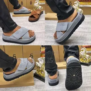 UGG High Sole Cross Belt Mix Colors Men Palms /Slides/ Slippers
