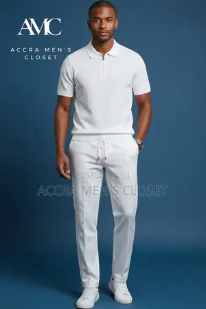 Men’s Smart Wear Sets (Short Sleeve Tops & Trousers)