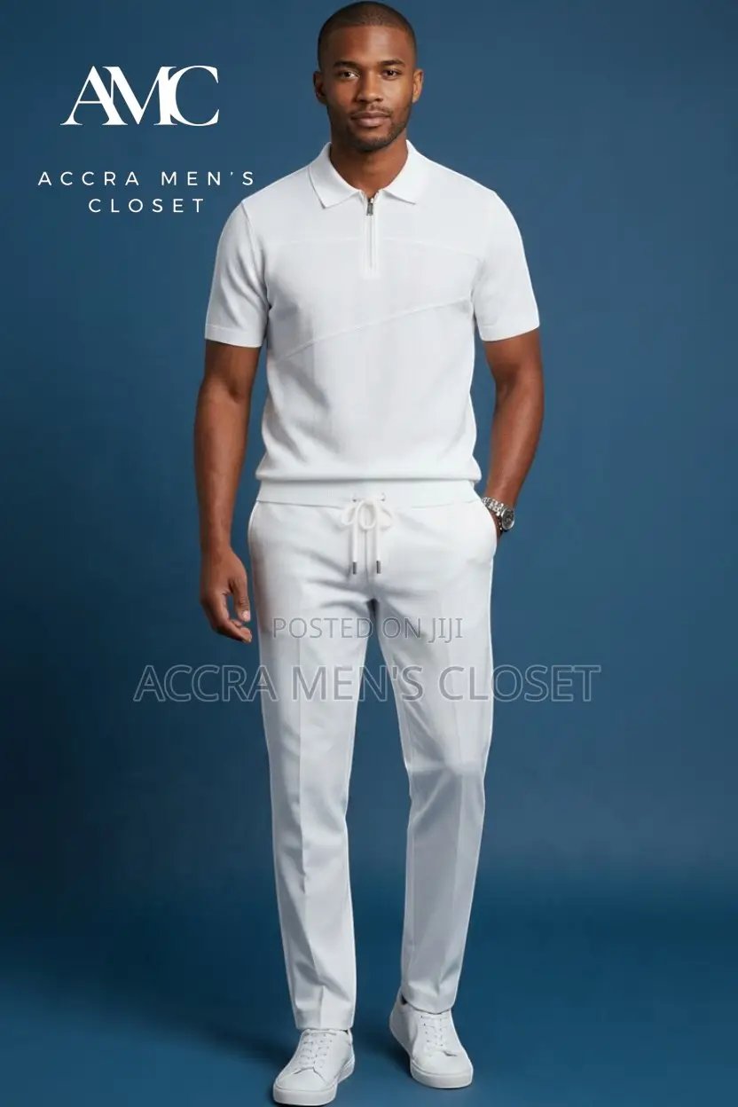 Men’s Smart Wear Sets (Short Sleeve Tops & Trousers)