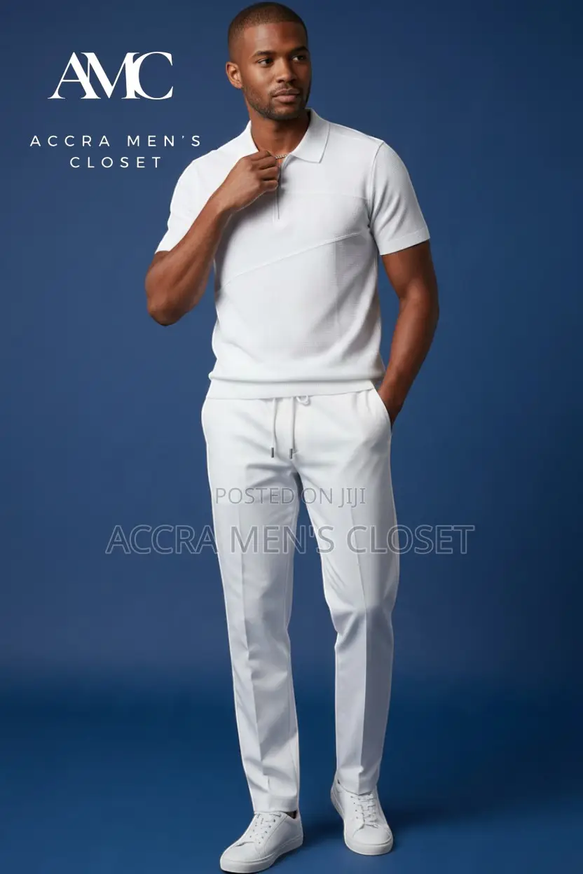 Men’s Smart Wear Sets (Short Sleeve Tops & Trousers)