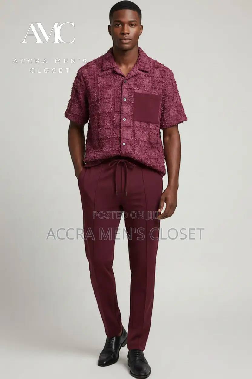 Men’s Smart Wear Sets (Short Sleeve Tops & Trousers)