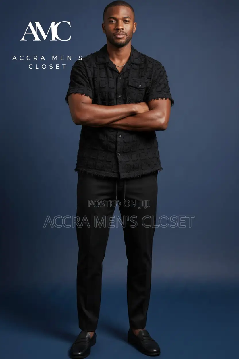Men’s Smart Wear Sets (Short Sleeve Tops & Trousers)