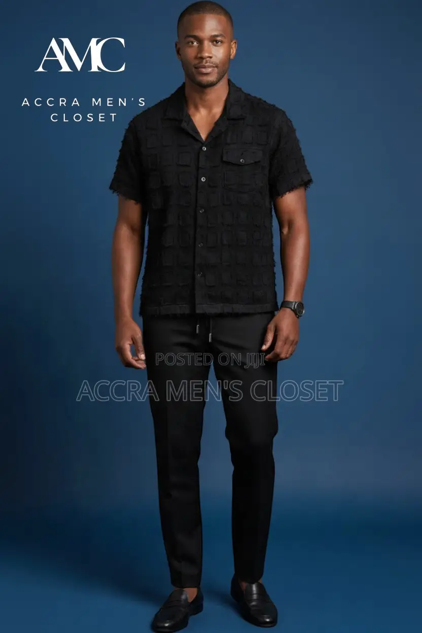 Men’s Smart Wear Sets (Short Sleeve Tops & Trousers)