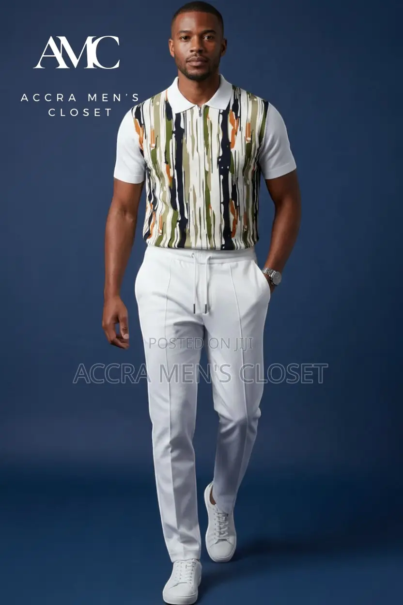 Men’s Smart Wear Sets (Short Sleeve Tops & Trousers)