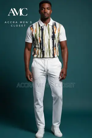 Men’s Smart Wear Sets (Short Sleeve Tops & Trousers)