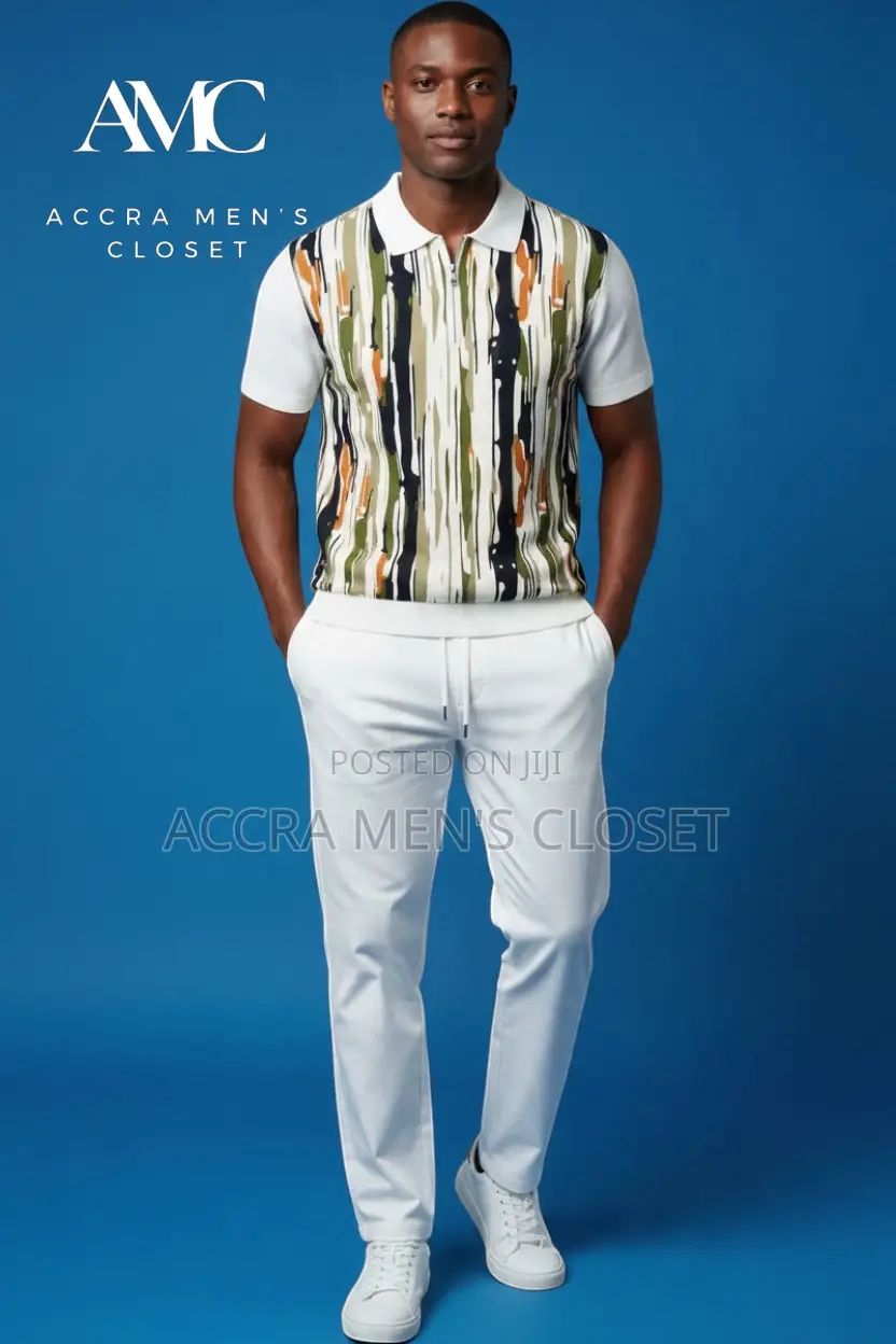 Men’s Smart Wear Sets (Short Sleeve Tops & Trousers)