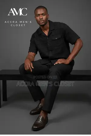 Men’s Smart Wear Sets (Short Sleeve Tops & Trousers)