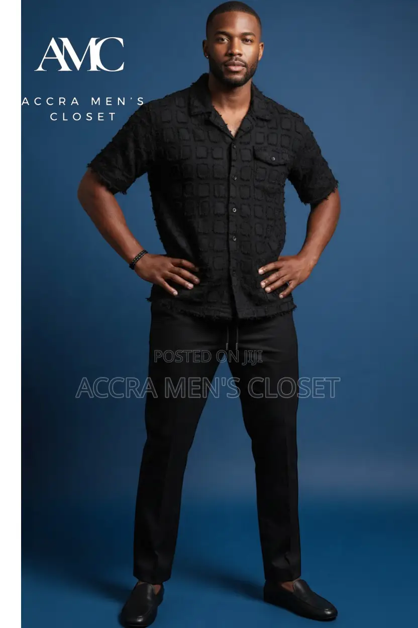 Men’s Smart Wear Sets (Short Sleeve Tops & Trousers)
