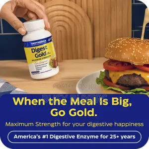 Enzymedica Enzyme Digestive Happiness Digest Gold Maximum Strength(90