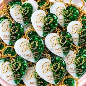 Customized Resin Wedding Keyholders