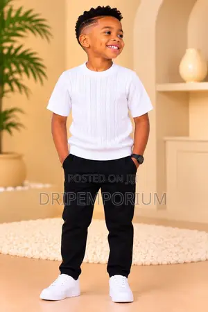 Kids Cable Knit Tee