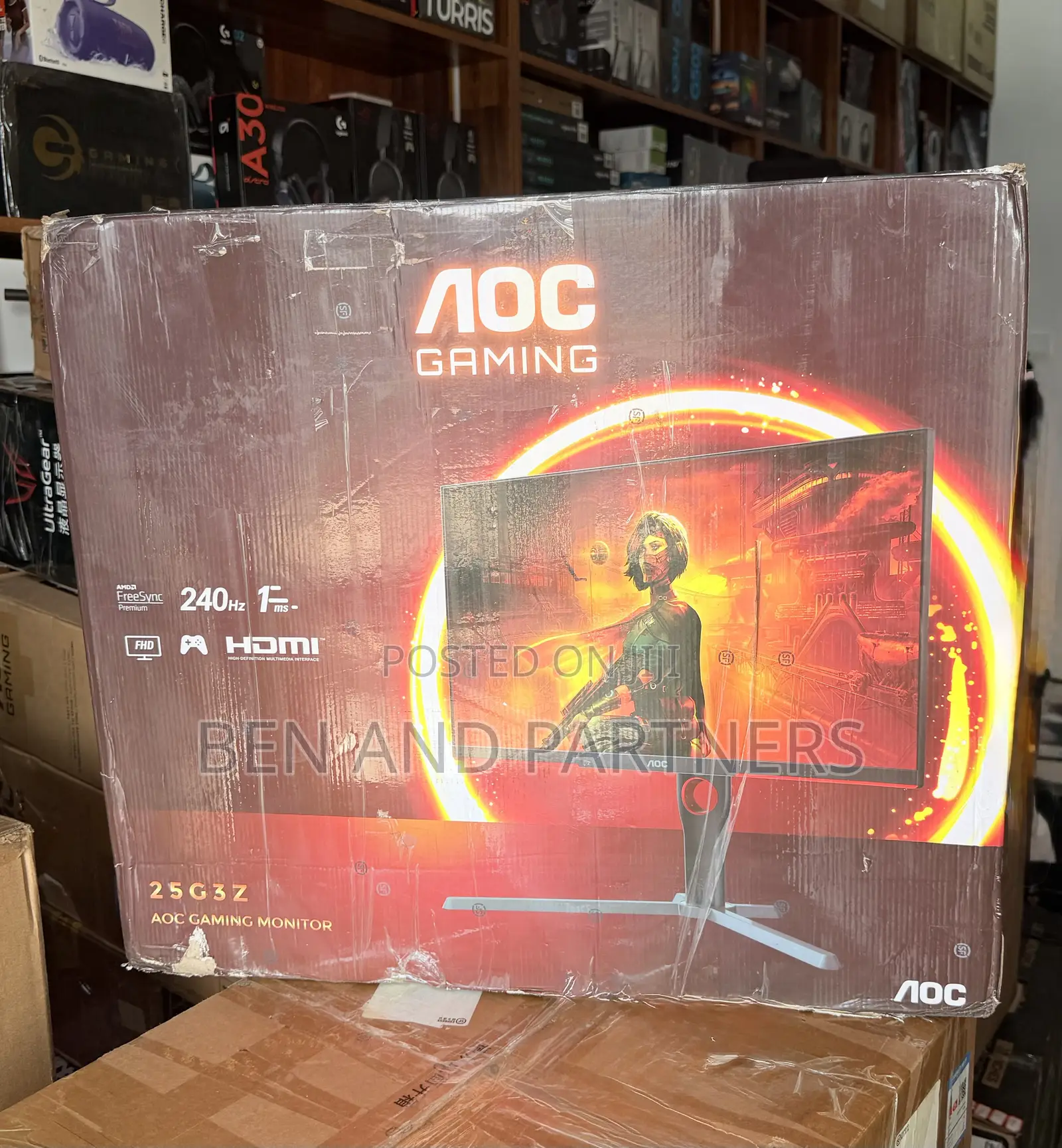 AOC 25” Fhd, Ips, 240hz, HDR Gaming Monitor
