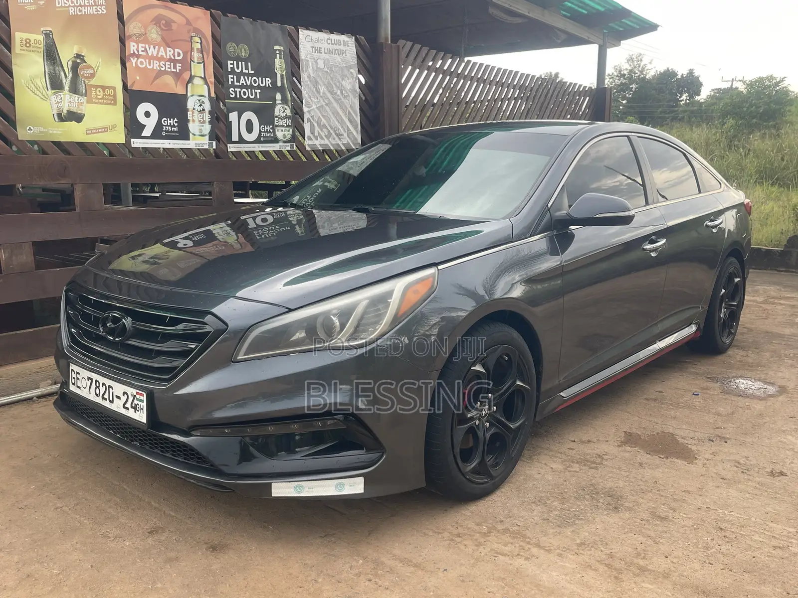 Hyundai Sonata Sport 2.0T Sedan FWD (2.0L 4cyl 6A) 2017 Gray