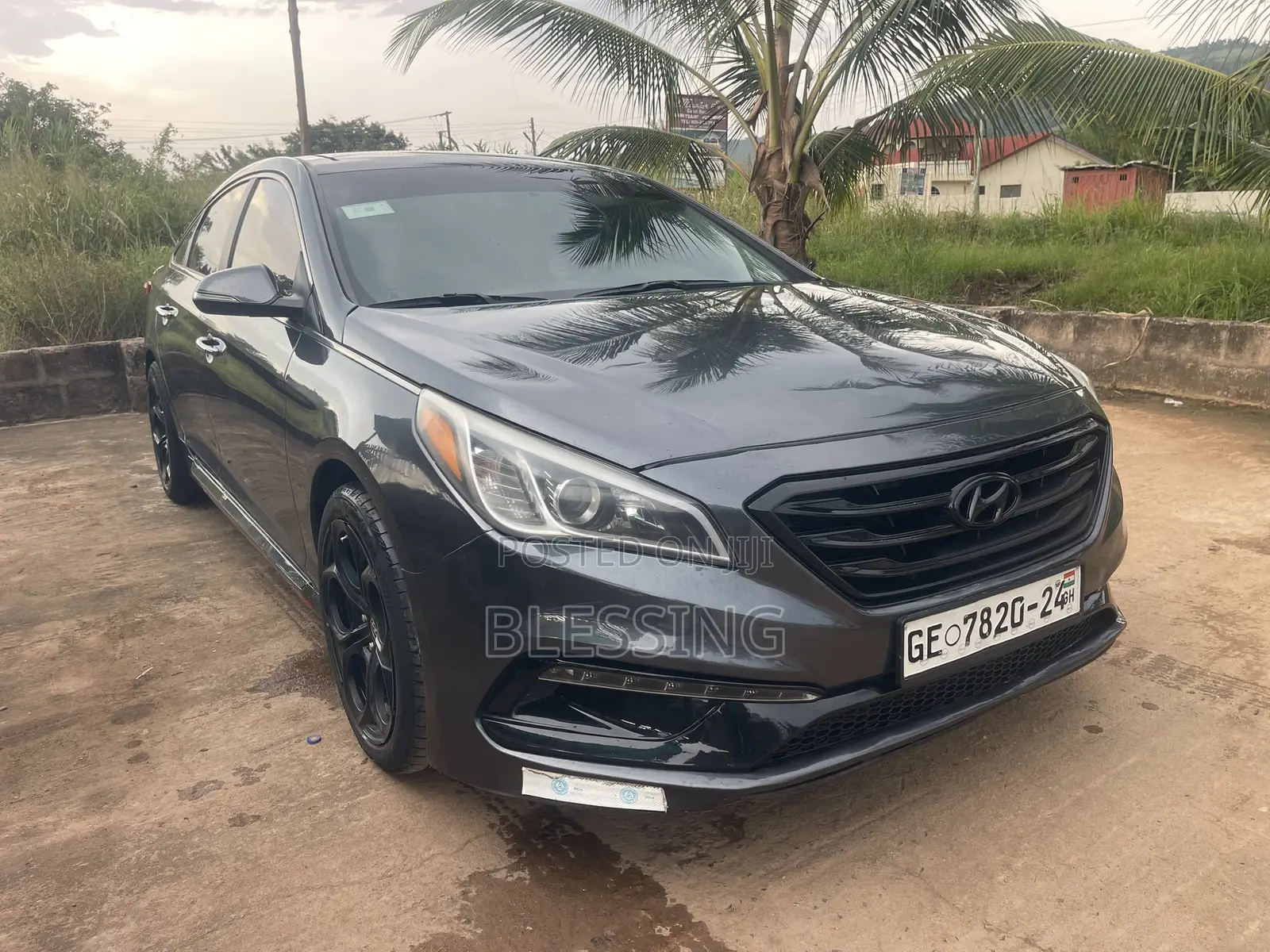 Hyundai Sonata Sport 2.0T Sedan FWD (2.0L 4cyl 6A) 2017 Gray