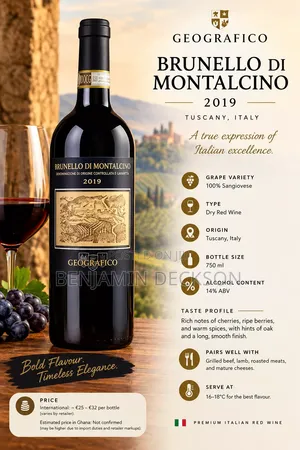 Geografico Brunello Di Montalcino 2019