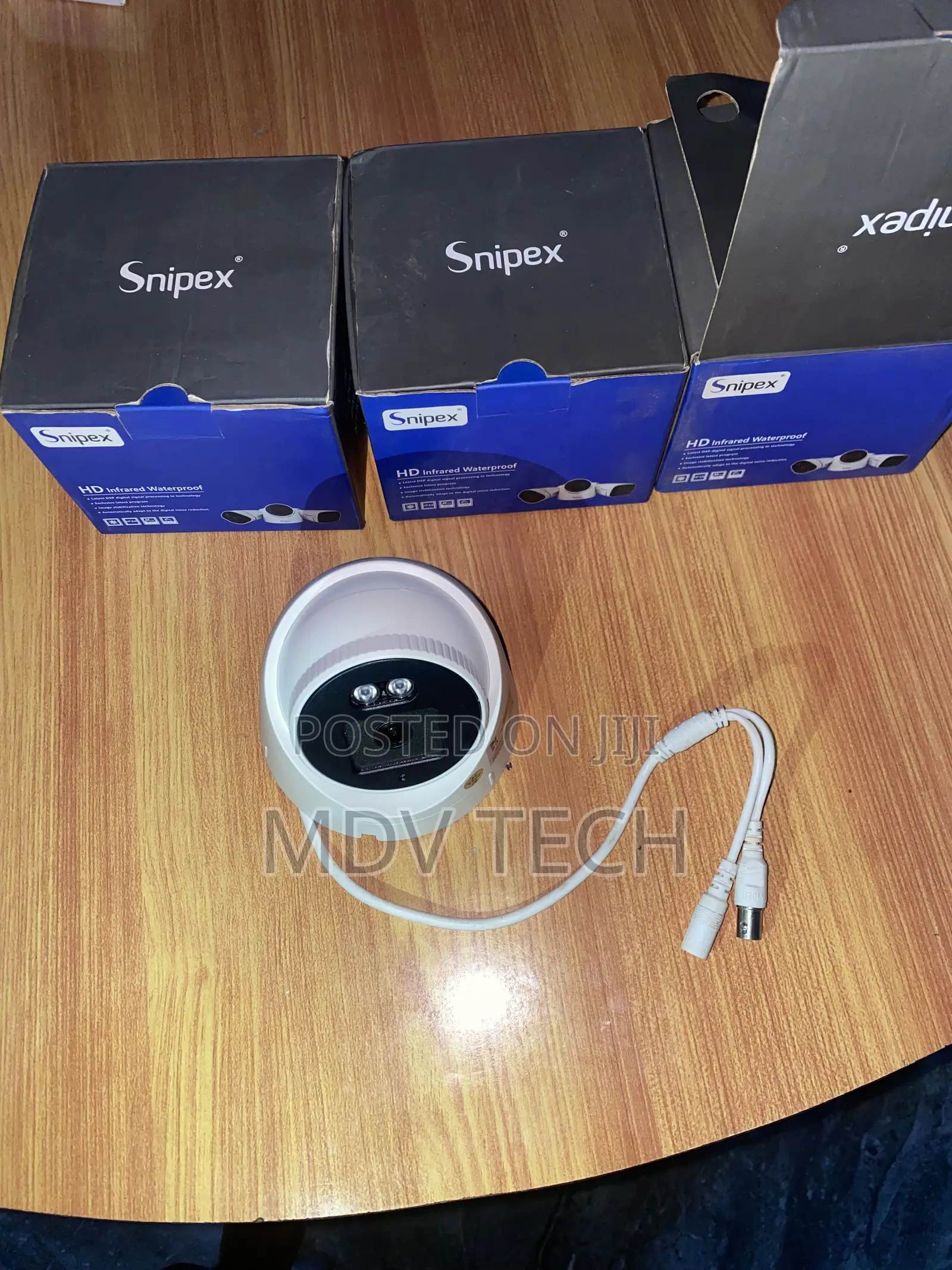 Snipex 5MP HD Infrared Waterproof Camera & 8000mAh Multi-Func DC UPS
